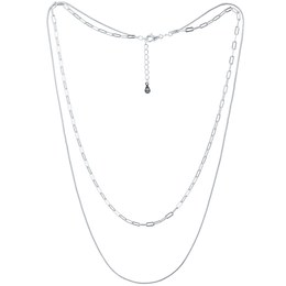 Řetízek JVD stříbrný