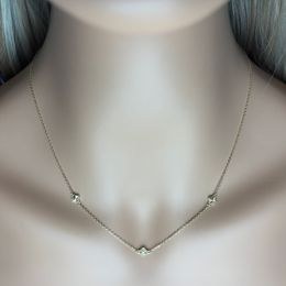 Zlatý 585/1000 řetízek vícebarevný žiletkový 1424