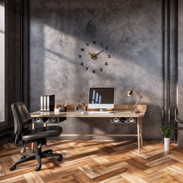 Designové nástěnné hodiny Future Time FT7010GY Numbers 30cm