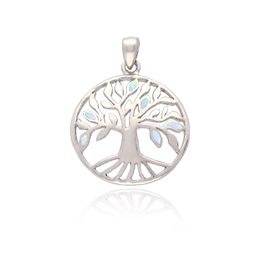 MOISS stříbrný přívěsek STROM OPÁL