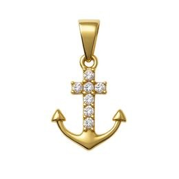 Zlatý 585/1000 přívěsek kotva 30111