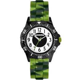 CLOCKODILE Svítící maskáčové sportovní chlapecké dětské hodinky SPORT 4.0 CWB0083