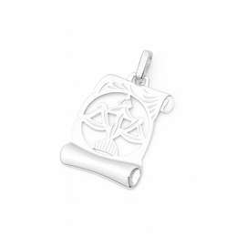 Zlatý přívěšek z bílého zlata zvěrokruh Váhy