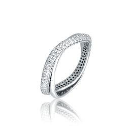 Prsten JVD stříbrný