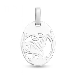 Stříbrný přívěs zvěrokruh Štír malý ovál