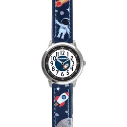 CLOCKODILE Svítící tmavě modré chlapecké VESMÍR