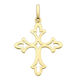 Zlatý 585/1000 přívěs Křížek TU-4030