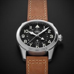 Hodinky PRIM Pilot Dual Time W91P.13250.A