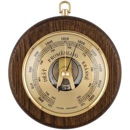 KUBRi 0203B1 - Špičkový barometr osazený v dubovém dřevě