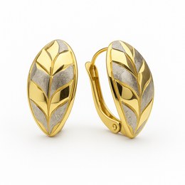 Zlaté 585/1000 náušnice klapkové