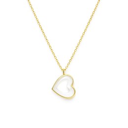 Zlatý náhrdelník se srdíčkem