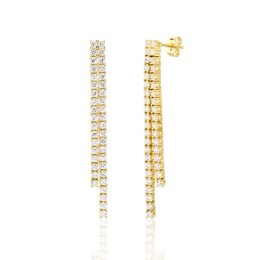 Náušnice JVD SVLE3360XJ6GO00 stříbrné