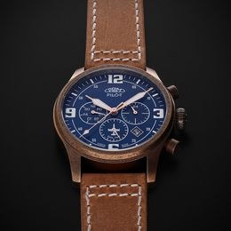 Hodinky PRIM Pilot Dual Time W91P.13250.A