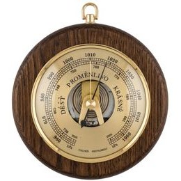 KUBRi 0203B1 - Špičkový barometr osazený v dubovém dřevě