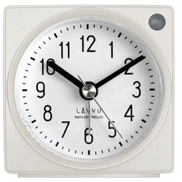 Lavvu LAR3020 - Bílý rádiem řízený budík s funkcí STOP Second Hand - 3 ROKY ZÁRUKA!