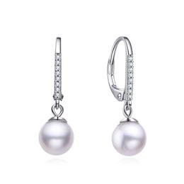 MOISS perlové stříbrné náušnice