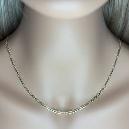 Zlatý 585/1000 řetízek z bílého zlata anker 1394