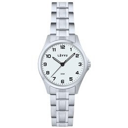 LAVVU Ocelové dámské hodinky GLIMT White LWL5080