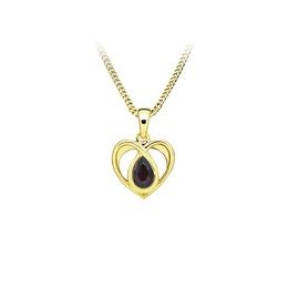 MOISS stříbrný přívěsek GRANÁT GOLD