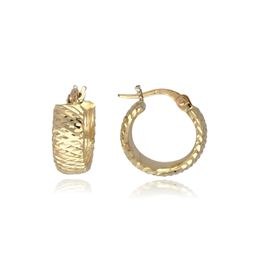 MOISS náušnice ze žlutého zlata