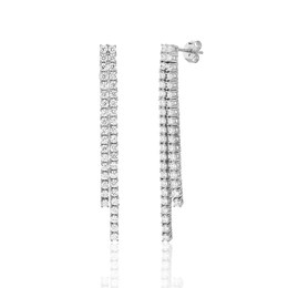 Náušnice JVD SVLE3360XJ6BI00 stříbrné