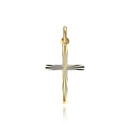 MOISS přívěsek ze žlutého zlata KŘÍŽ