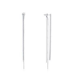 MOISS visací stříbrné náušnice