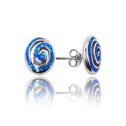 MOISS opálové stříbrné náušnice