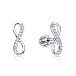 MOISS stříbrné náušnice NEKONEČNO