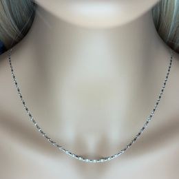 Zlatý 585/1000 řetízek vícebarevný žiletkový 1424