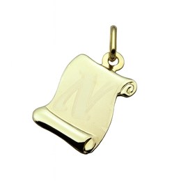 Zlatý přívěsek písmeno