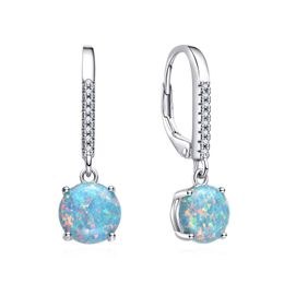 MOISS stříbrné náušnice OPÁL