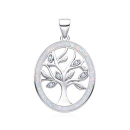 MOISS stříbrný přívěsek OPÁL STROM