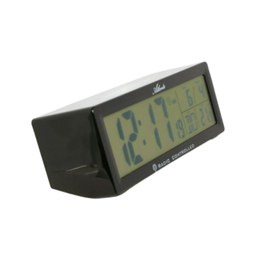 Digitální budík s dvěma budícími časy a podsvícením displeje TFA 60.2016.05 - červený/stříbrný