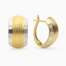 Zlaté 585/1000 náušnice francouzské zavírání