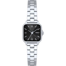 MINET Stříbrno-černé dámské hodinky GRACE MWL5505