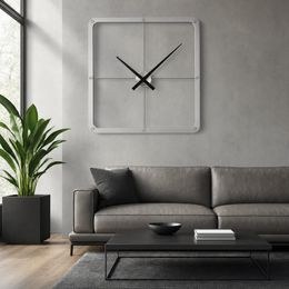 KUBRi 0125 - velké dubové hodiny české výroby o průměru 60 cm