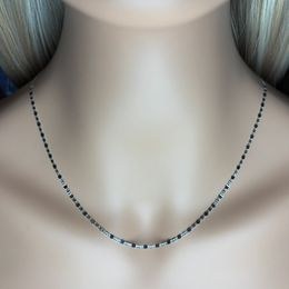 Zlatý 585/1000 řetízek vícebarevný žiletkový 1424