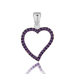 MOISS stříbrný přívěsek SRDCE