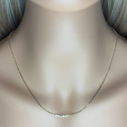 Zlatý 585/1000 řetízek z bílého zlata anker 1394