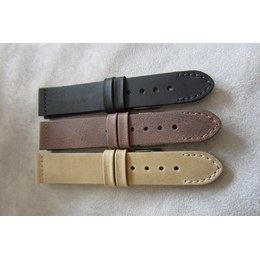 Prodloužený bílý řemínek MINET XL z luxusní kůže Top Grain - 16 - XL