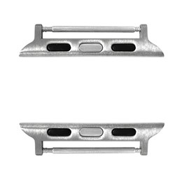 LAVVU stříbrné konektory pro APPLE WATCH 42-44 mm