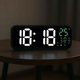 JVD DH9016.3 - Digitální stále svítící hodiny s datumem a dnem v týdnu v češtině