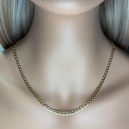 Zlatý 585/1000 řetízek z bílého zlata anker 1394