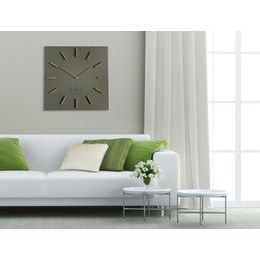 JVD HC401.2 - hodiny v šedo zlatém odstínu o průměru 40 cm