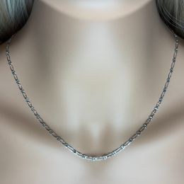 Stříbrný 925/1000 řetízek figaro S1002