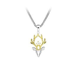 MOISS stříbrný přívěsek JELEN GOLD