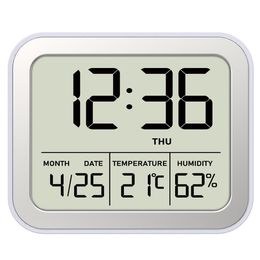 JVD SB774.2 - malé magnetické hodiny s teploměrem a vlhkoměrem