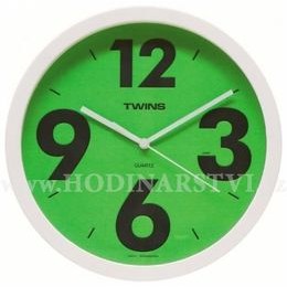 Hodiny Twins 903 green 26cm