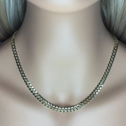 Zlatý 585/1000 řetízek z bílého zlata anker 1394